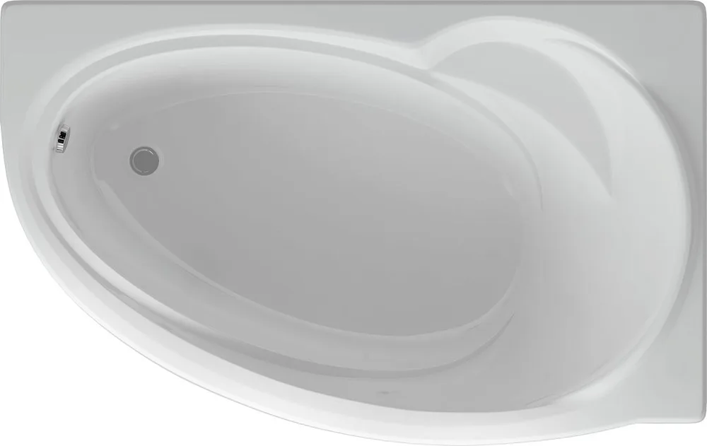 Акриловая ванна AQUATEK Бетта BET160-0000026 R 160x95 см, угловая, правая, пристенная, белая Sancos — официальный сайт