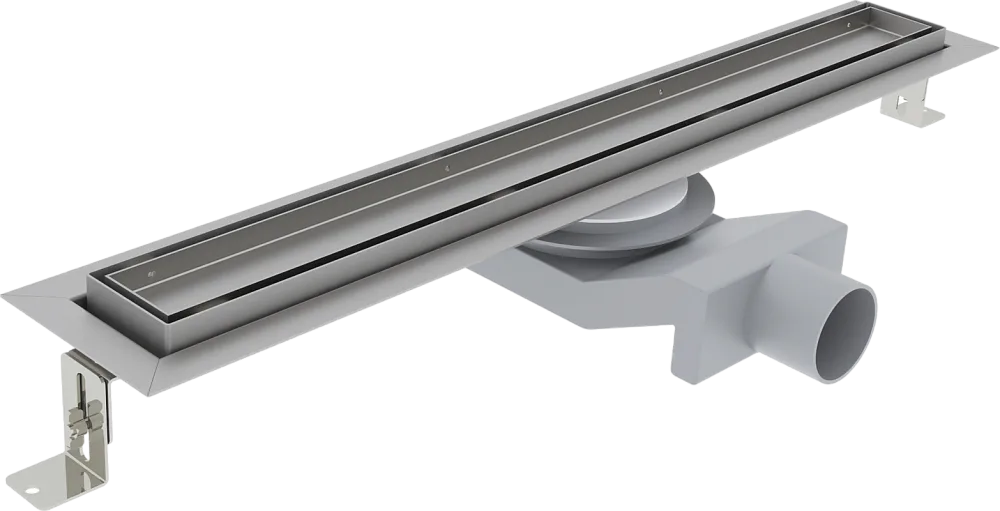 Душевой трап (лоток) Plumberia Selection PST In-Tile 80 см, нержавеющая сталь матовая Sancos — официальный сайт