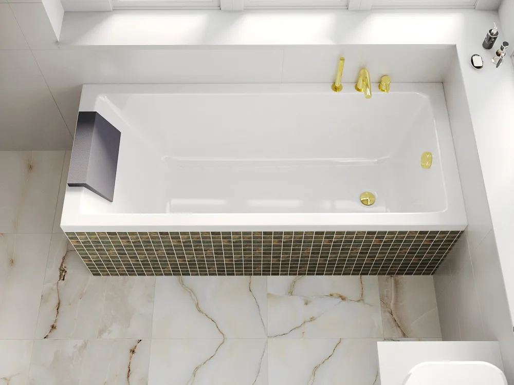 Акриловая ванна WHITECROSS Wave 170x70 см, пристенная, белая Sancos — официальный сайт