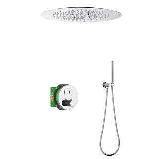 Душевой комплект Timo Saona SX-2370/00SM, С ВНУТРЕННЕЙ ЧАСТЬЮ, с термостатом, хром