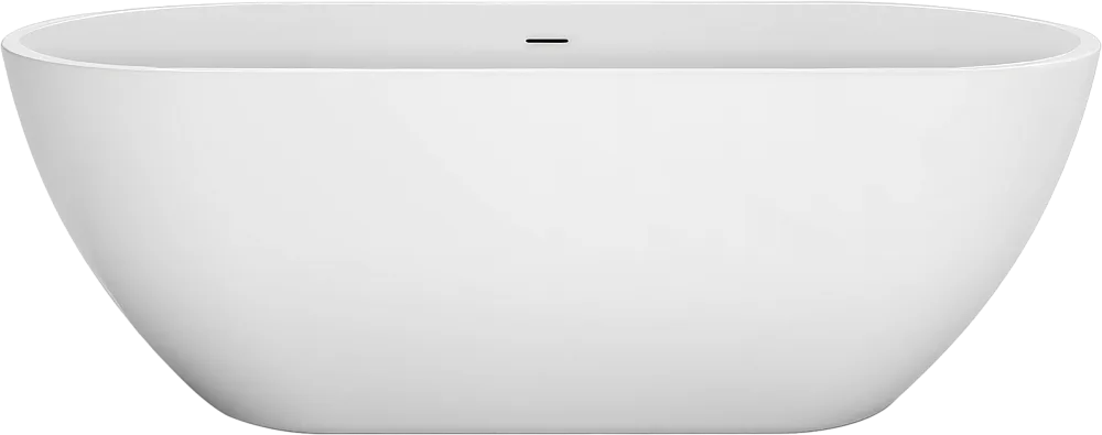 Акриловая ванна BelBagno Uno BB701 150x75 см, отдельностоящая, белая, овальная, на ножках, со сливом Sancos — официальный сайт