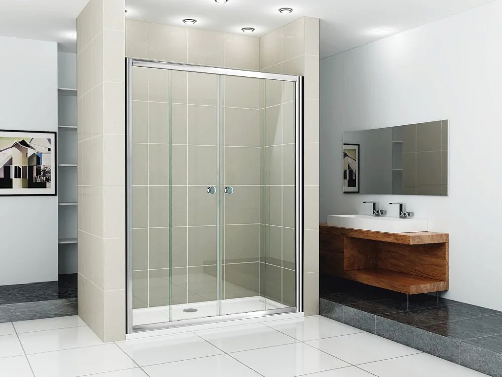 Душевая дверь в нишу Cezares Pratico BF2 160 C Cr Sancos — официальный сайт
