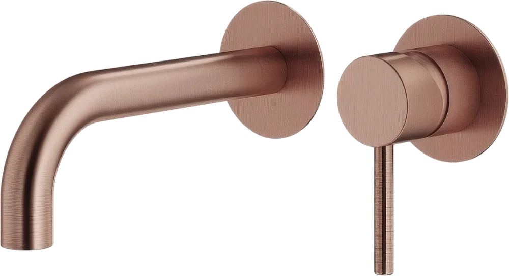 Смеситель для раковины Plumberia Selection Ixo KITXO1135RS210 С ВНУТРЕННЕЙ ЧАСТЬЮ, брашированная мед Sancos — официальный сайт