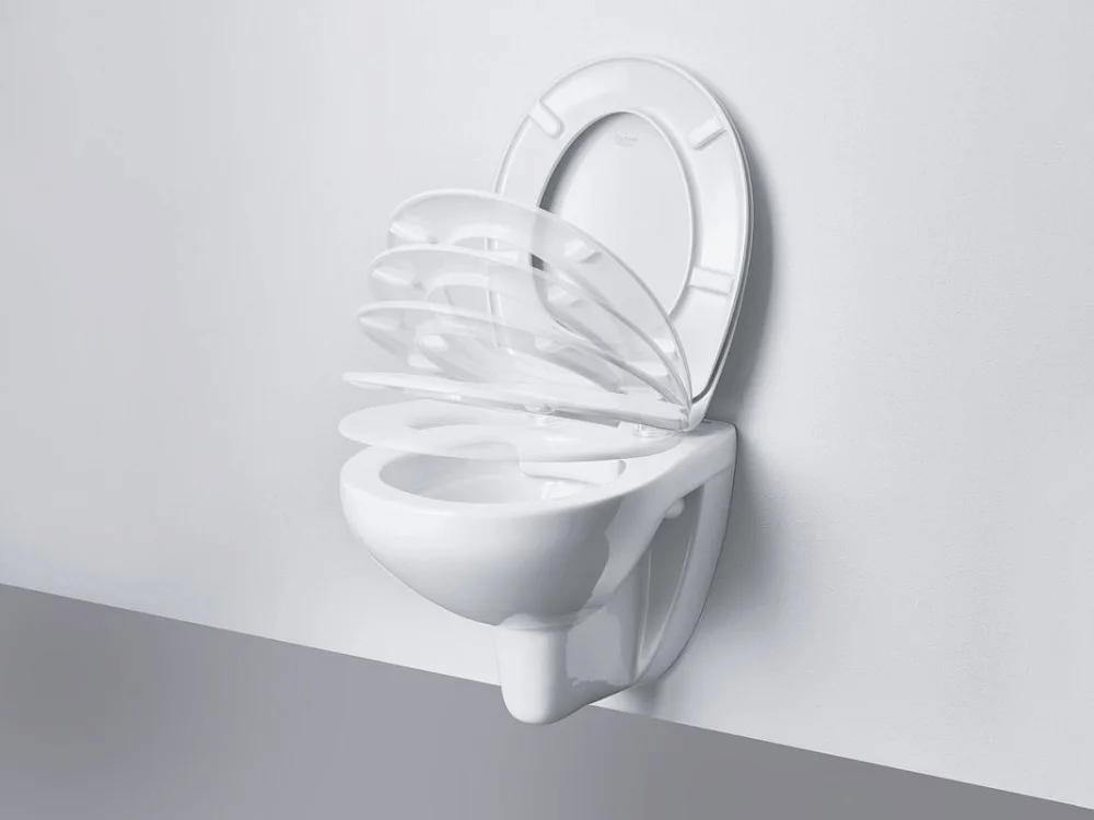 Крышка-сиденье Grohe Bau Ceramic 39493000 с микролифтом Sancos — официальный сайт