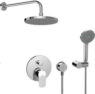 Душевой комплект Ideal Standard Ceraflex, хром, С ВНУТРЕННЕЙ ЧАСТЬЮ
