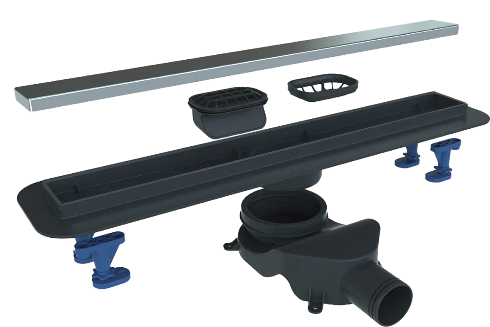 Душевой трап (лоток) BelBagno Luce BB-LD-LUCE-90-CR 85 см, хром Sancos — официальный сайт