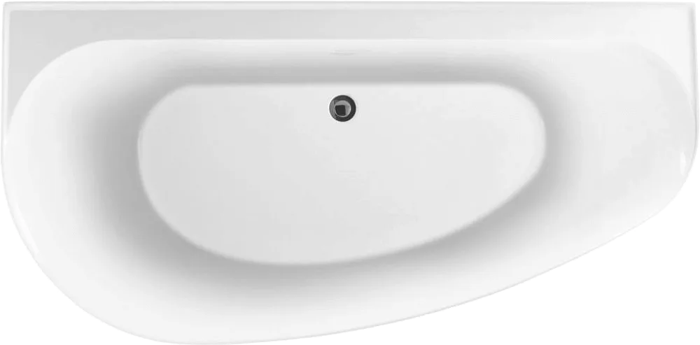 Акриловая ванна Allen Brau Priority 5 R 160x80 см, правая, пристенная, белая матовая, асимметричная, Sancos — официальный сайт