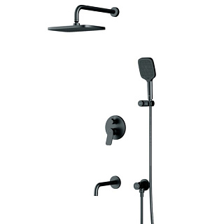 Душевой комплект AM.PM X-Joy FB85A3RH42 С ВНУТРЕННЕЙ ЧАСТЬЮ, черный