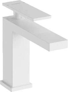 Смеситель для раковины Hansgrohe Tecturis E 110 73010700 матовый белый