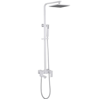 Душевая стойка Abber Daheim AF8216WL, матовая белая