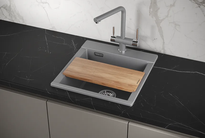 Мойка кухонная Granula Estetica 4701, алюминиум Sancos — официальный сайт