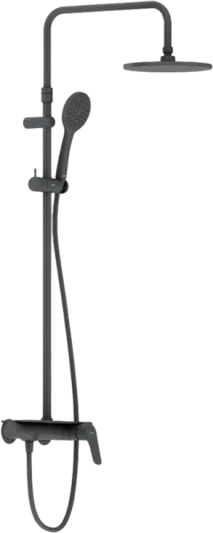 Душевая стойка Damixa Jupiter 977780300, черная матовая Sancos — Оригинал