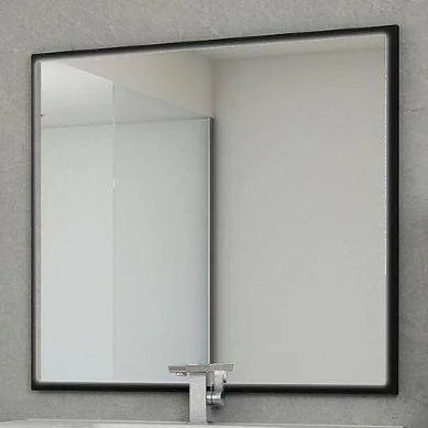 Зеркало Cezares Tiffany 90x98 с LED-подсветкой, nero grafite Sancos — Оригинал