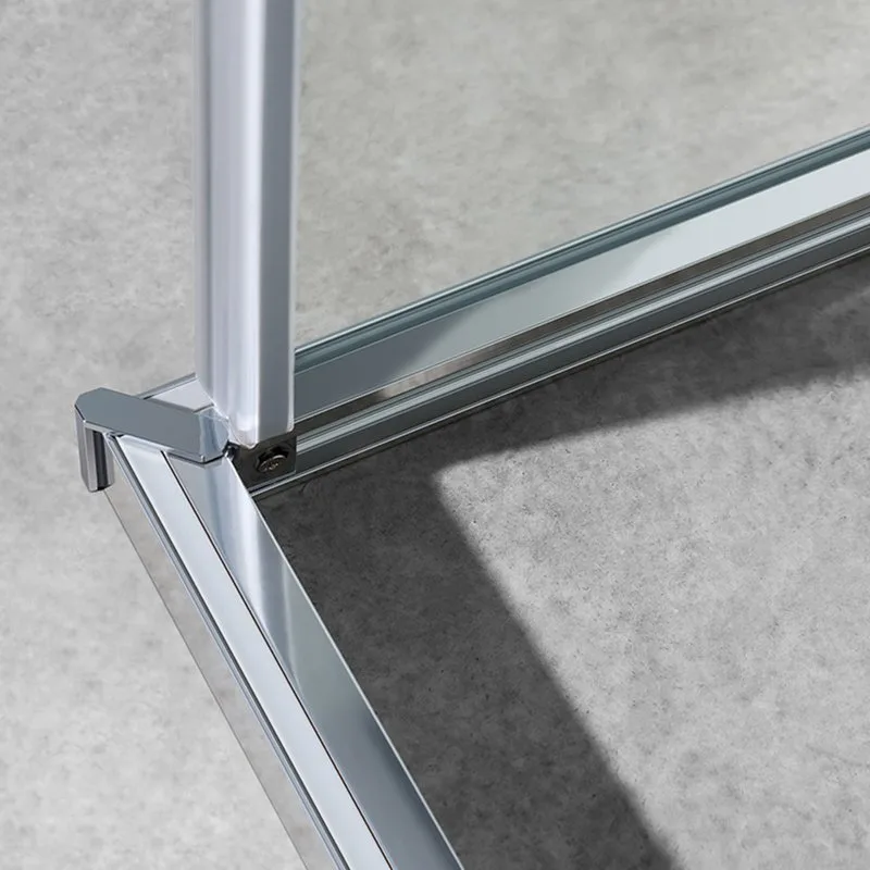 Душевой уголок Vincea Slim-U VSS-2SU8010CL 100x80 см, профиль хром, стекло прозрачное Sancos — официальный сайт