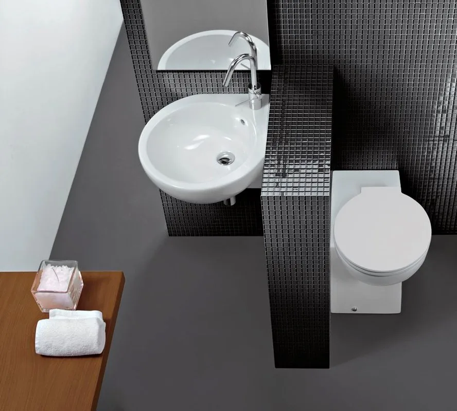 Раковина Hatria You&Me Y0H601 46 см, белая Sancos — официальный сайт