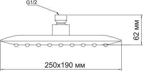 Верхний душ Wasserkraft A031 Sancos — официальный сайт
