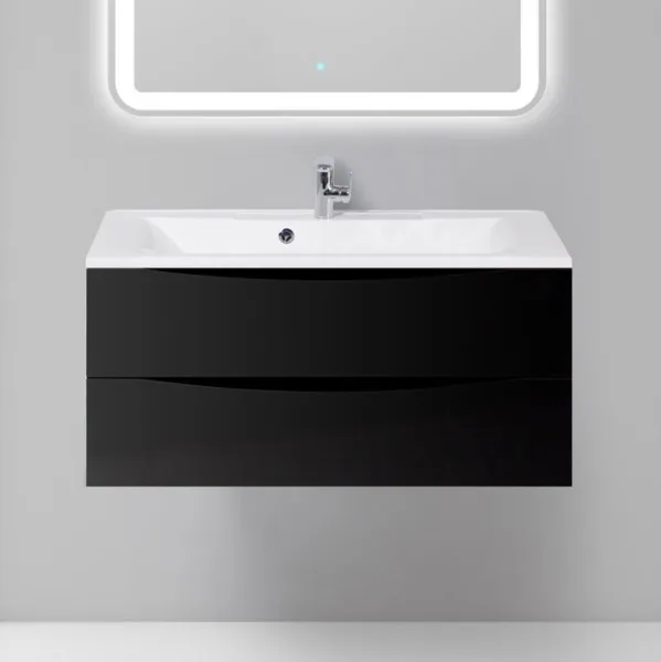 Тумба под раковину без столешницы BelBagno Marino 100 nero lucido Sancos — Оригинал