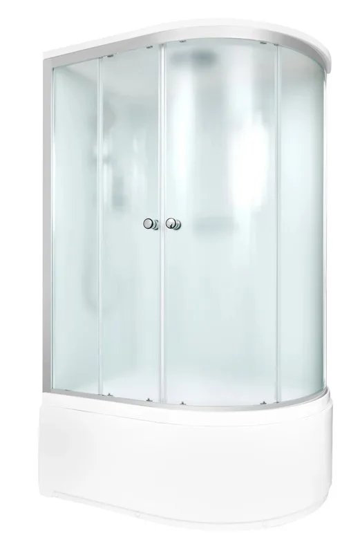 Душевая кабина DTO D120SL LED (120х80х220), высокий поддон (50 см), профиль хром, стекло матовое (4  Sancos — официальный сайт