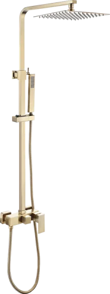 Душевая стойка Abber Daheim AF8220G, золотая матовая Sancos — Оригинал
