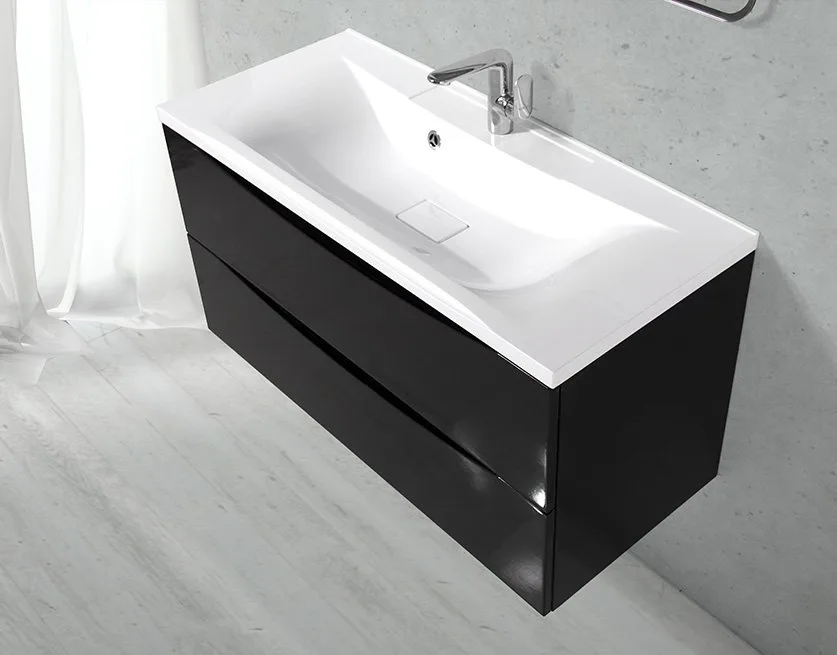 Тумба под раковину без столешницы BelBagno Marino 120 nero lucido Sancos — официальный сайт