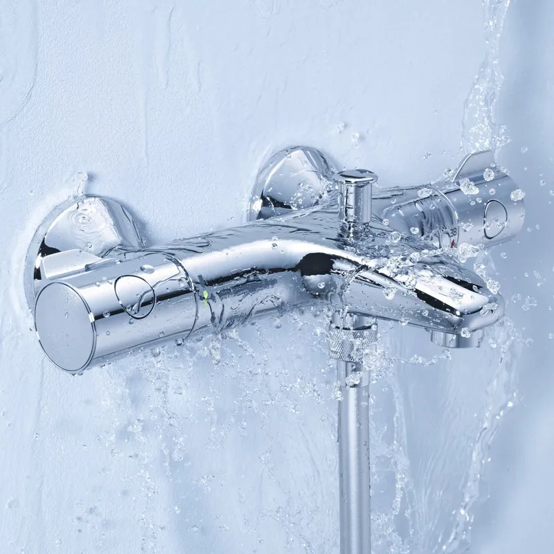 Термостатический смеситель Grohe Grohtherm 800 34576000, для ванны с душем Sancos — официальный сайт