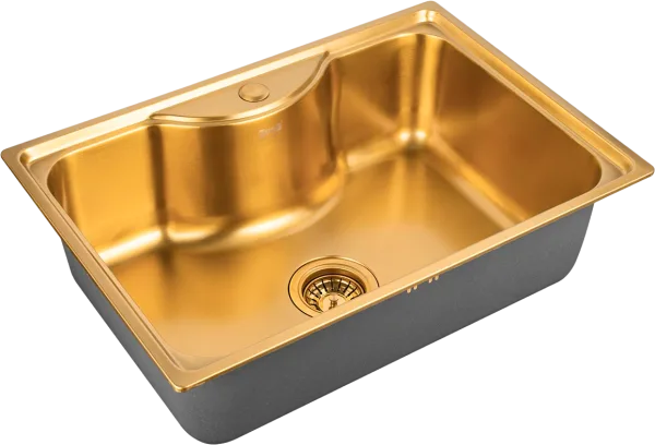 Мойка кухонная Zorg Inox PVD SZR 6545 BRONZE бронза Sancos — Оригинал