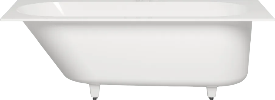 Ванна из искусственного камня Salini Ornella S-Sense 170x70 см, встраиваемая, белая, на ножках Sancos — официальный сайт