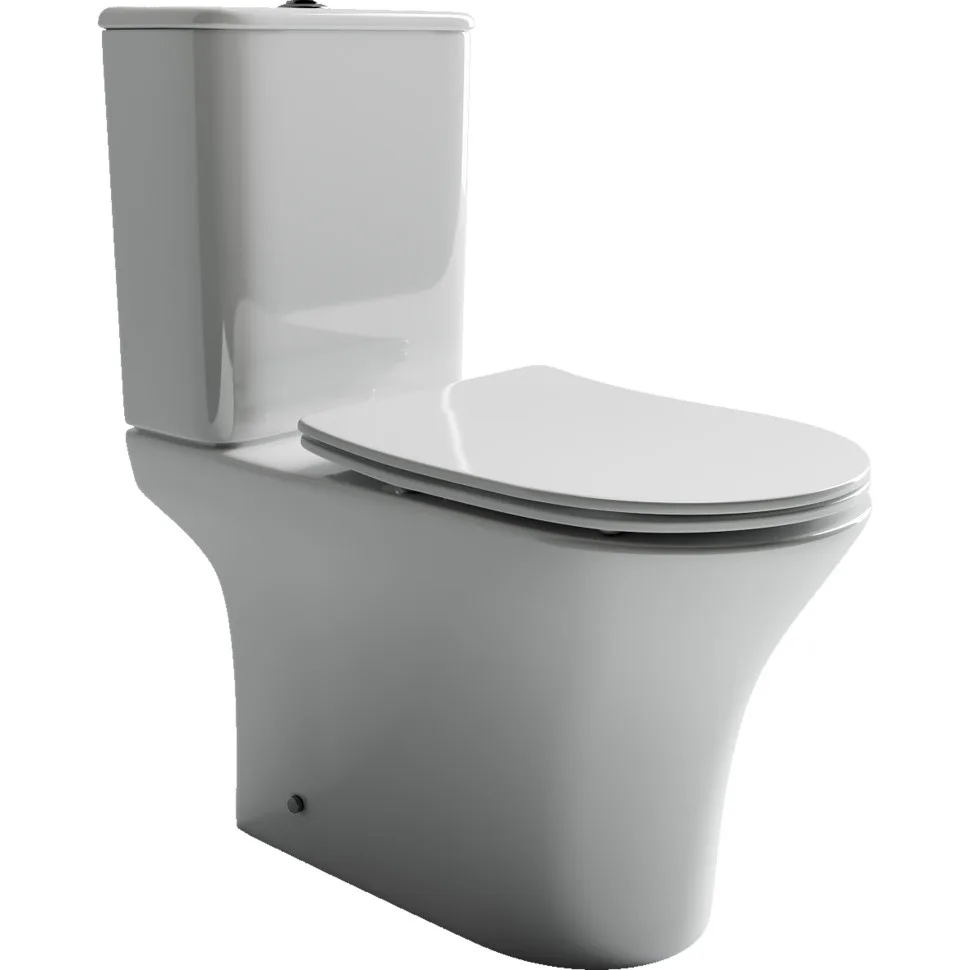Чаша для унитаза-компакта Ceramicanova Fortuna Rimless CN9001-B с микролифтом Sancos — официальный сайт