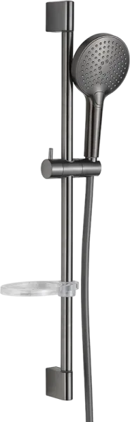 Душевой гарнитур AQUAme AQM8101GM, оружейная сталь Sancos — Оригинал