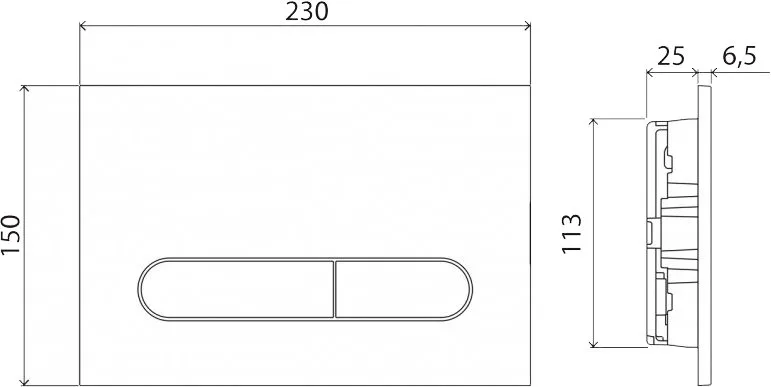 Комплект Инсталляция BelBagno BB002-80 + Кнопка Prospero BB005-PR-CHROME хром глянцевый Sancos — официальный сайт