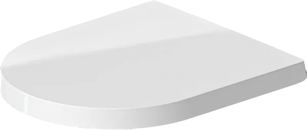 Крышка-сиденье Duravit ME by Starck 0020190000 с микролифтом, петли хром Sancos — Оригинал