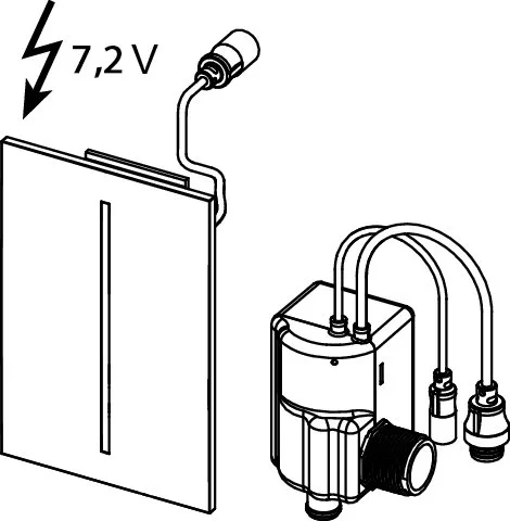 Кнопка смыва TECE filo urinal 9242061 7,2 V белая Sancos — официальный сайт