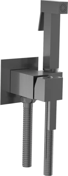 Гигиенический душ RGW Shower Panels SP-212Gr со смесителем, С ВНУТРЕННЕЙ ЧАСТЬЮ, серый Sancos — Оригинал
