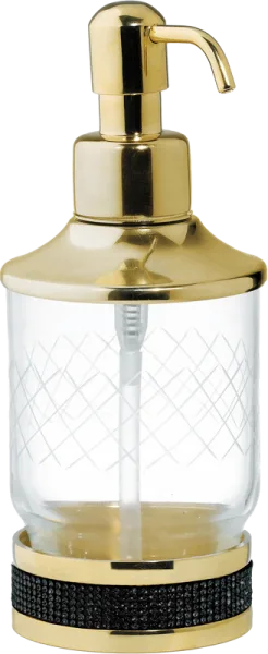 Дозатор Boheme Royal Cristal Black Gold настольный Sancos — Оригинал