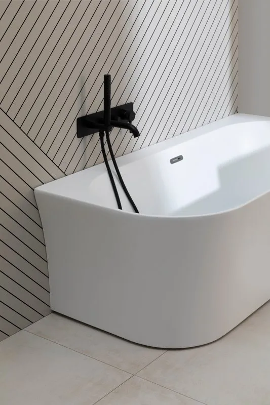 Акриловая ванна Allen Brau Priority 4 R 170x80 см, угловая, правая, пристенная, белая, асимметричная Sancos — официальный сайт