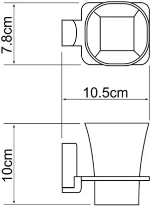 Стакан Wasserkraft Leine K-5028 Sancos — официальный сайт
