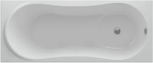 Акриловая ванна AQUATEK Афродита AFR170-0000054 170x70 см, левая, пристенная, белая, с каркасом Sancos — Оригинал