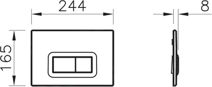 Система инсталляции для унитазов VitrA V-Fix Core 732-5800-01, с кнопкой смыва 740-0680 хром Sancos — официальный сайт