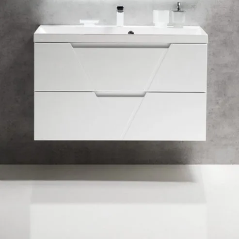 Тумба под раковину без столешницы BelBagno Vittoria 100 bianco lucido Sancos — Оригинал