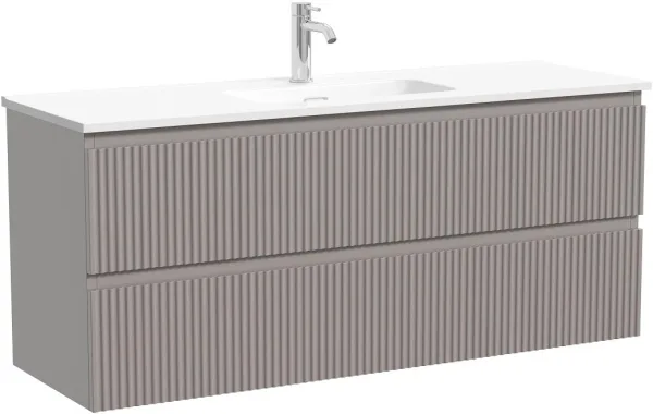 Тумба под раковину Sancos Snob R 120 подвесная Doha soft (пыльная роза), SNR120/39SM Sancos — Оригинал