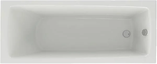 Акриловая ванна AQUATEK Либра new LIB170N-0000005 170x70 см, пристенная, белая, с каркасом Sancos — Оригинал