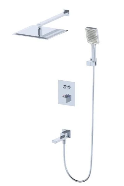 Душевой комплект Wonzon & Woghand WW-88929003-CR, С ВНУТРЕННЕЙ ЧАСТЬЮ, хром Sancos — Оригинал