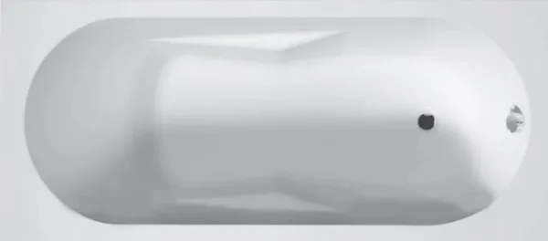 Акриловая ванна Riho Bathtubs Lazy B078001005 без опоры 170x75 см, левая, пристенная, eurowhite Sancos — Оригинал
