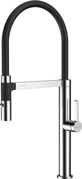 Смеситель для кухни Paulmark Leader Le214101-CR, с гибким изливом, хром Sancos — Оригинал