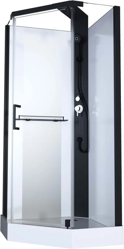 Душевая кабина Black&White Galaxy G8705 900х900х2170, с низким поддоном Sancos — официальный сайт