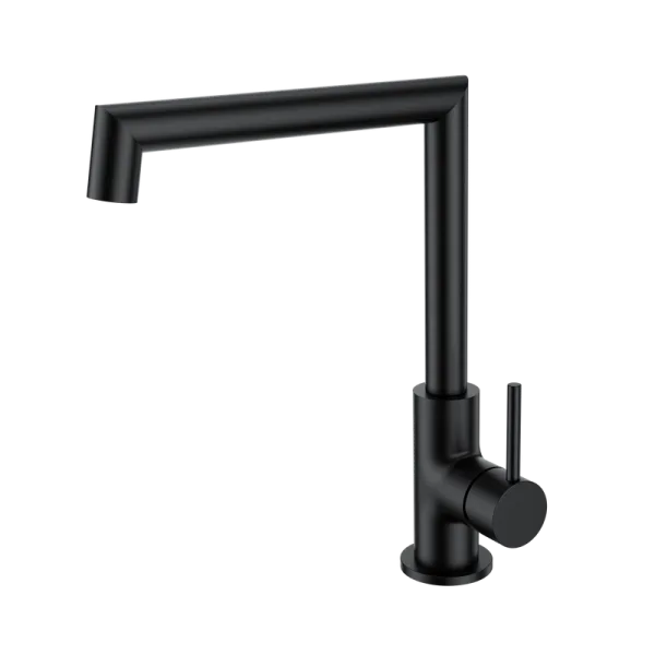 Смеситель для кухни Wonzon & Woghand WW-L1005-MB матовый черный Sancos — Оригинал