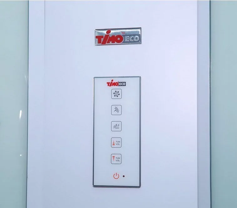 Душевая кабина Timo Eco TE-0720L с высоким поддоном, с сиденьем Sancos — официальный сайт