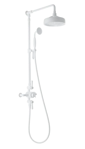 Душевая стойка Wonzon & Woghand RETRO WW-B3041-MW, матовая белая Sancos — Оригинал