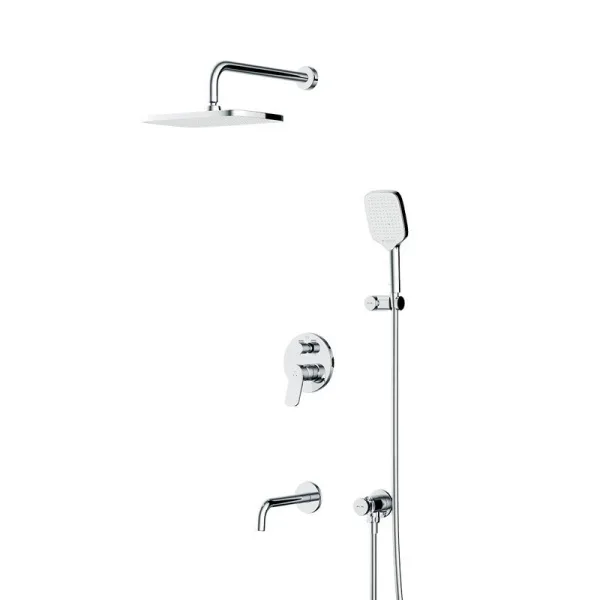 Душевой комплект AM.PM X-Joy FB85A3RH40 С ВНУТРЕННЕЙ ЧАСТЬЮ, хром Sancos — Оригинал