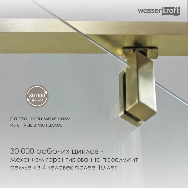 Душевая дверь в нишу Wasserkraft Aisch 55P 55P12 Sancos — официальный сайт